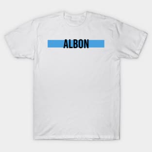 Alexander Albon Driver Name - 2022 Season #4 T-Shirt